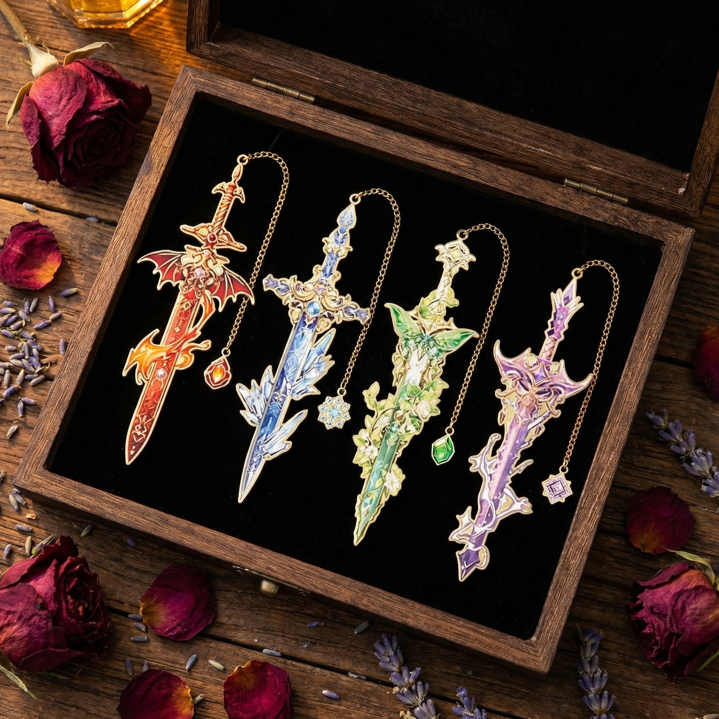 Fantasy Sword Bookmarks - Set of 4